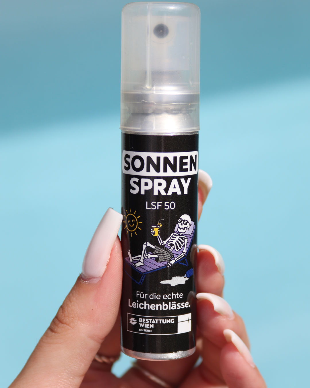 Sonnenspray "Für die echte Leichenblässe" LSF 50