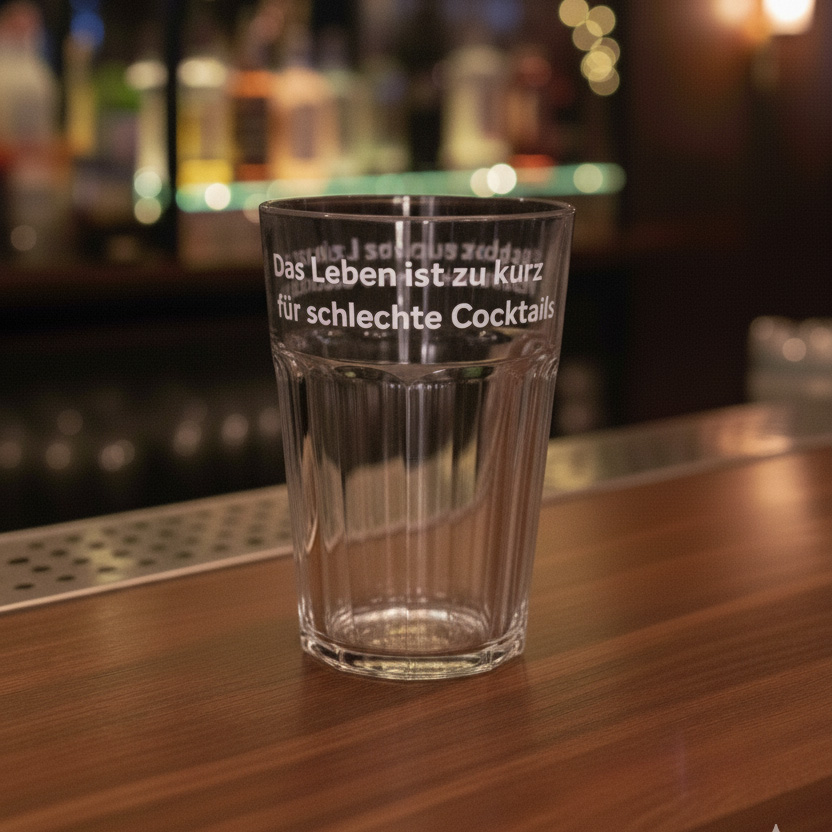 Cocktailbecher – Das Leben ist zu kurz für schlechte Cocktails